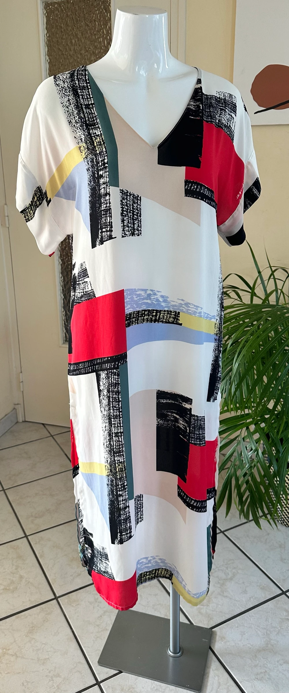 Babaton XS Midi Printed Loose Fit Dress – Impeccable Condition – photo 11